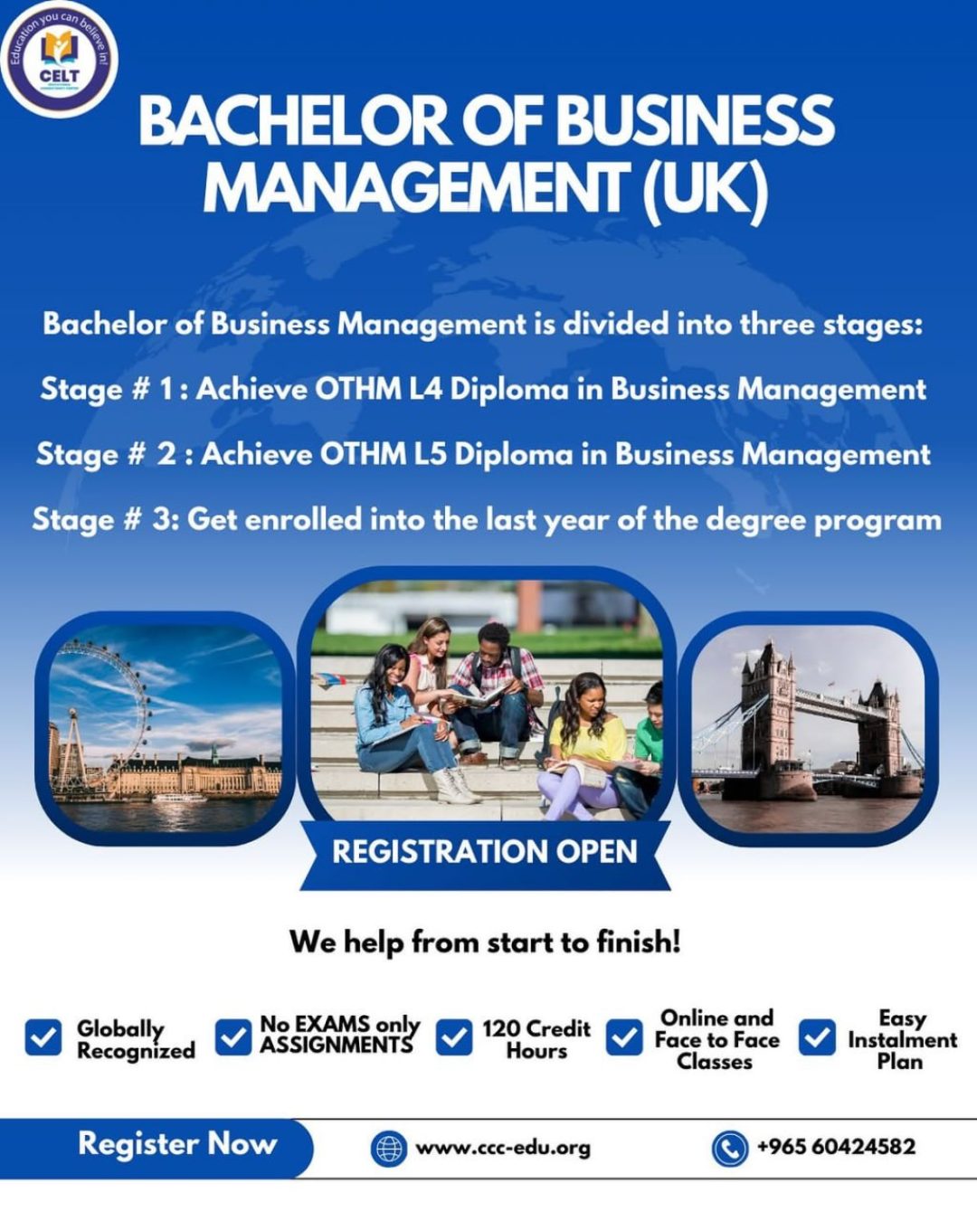 Bachelor of Business Management (UK)